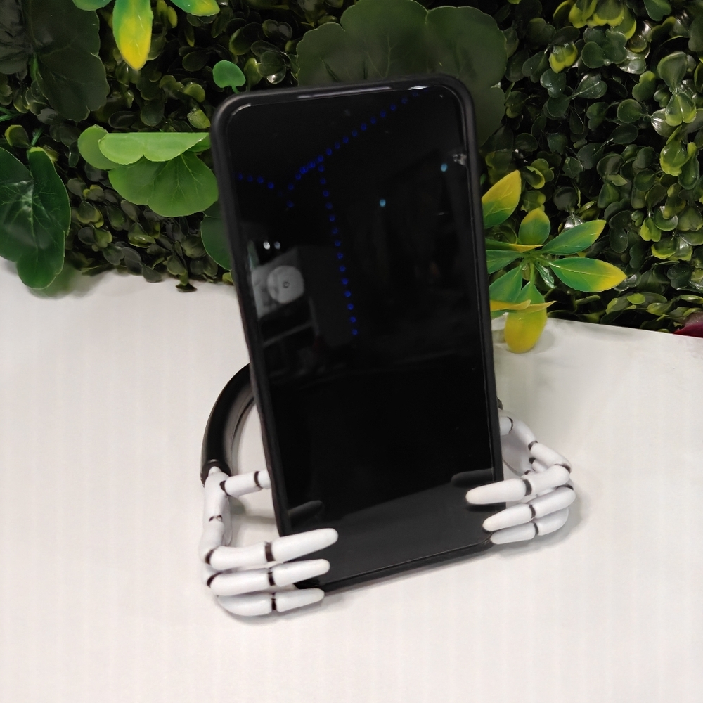 Hand Phone Stand Jack Skeleton Nightmare Before Christmas Phone Stand & Decal - Picture 1 of 7